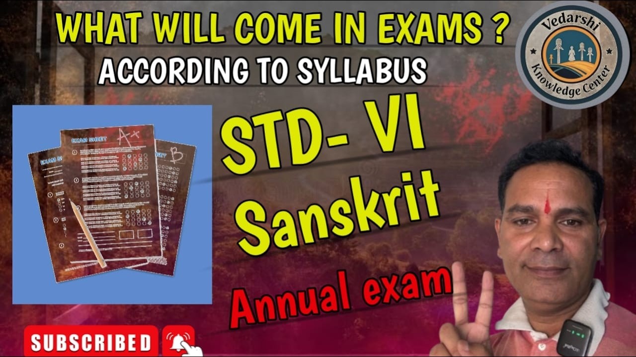 SANSKRIT ANNUAL  FOR CLASS 6th final