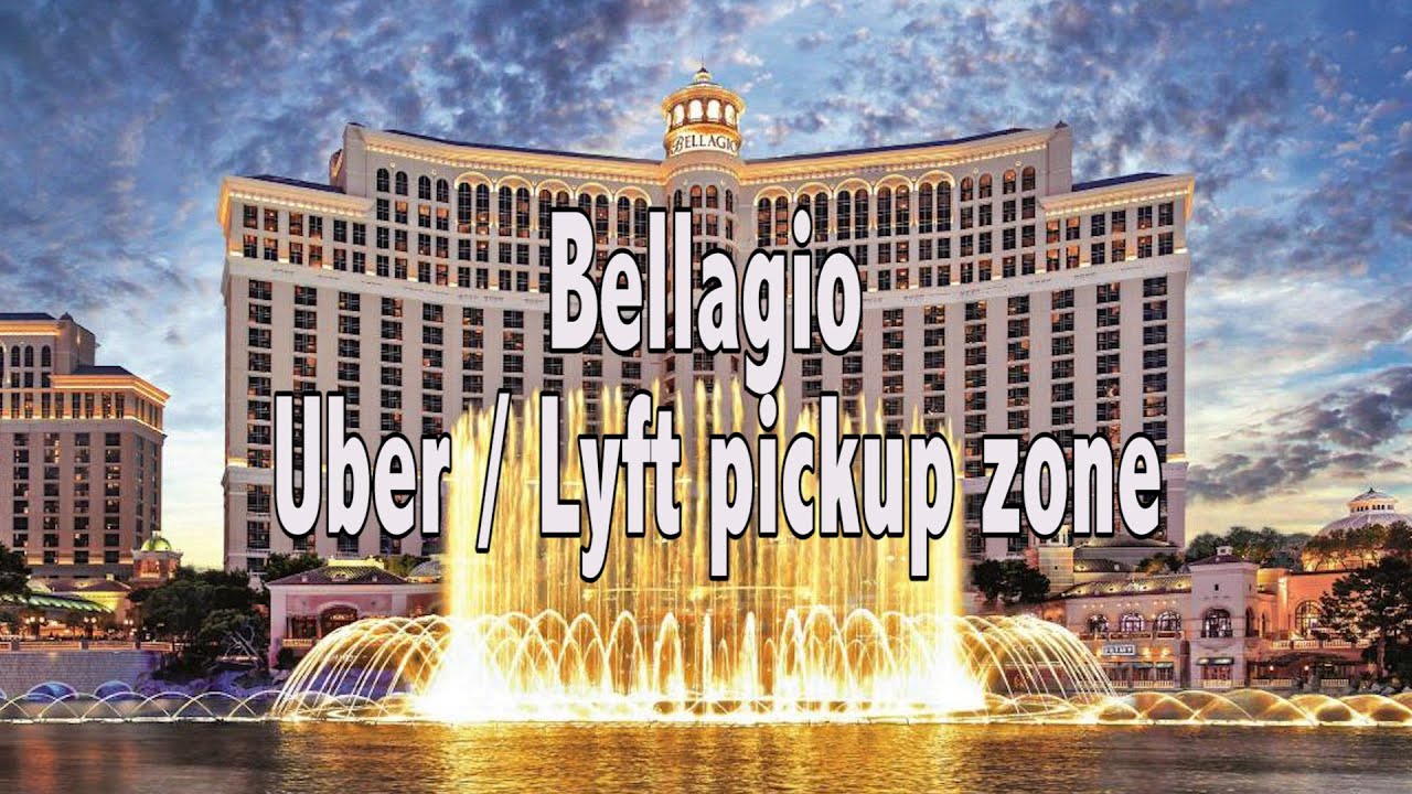 Bellagio Las Vegas Uber Lyft Rideshare pick up zone YouTube
