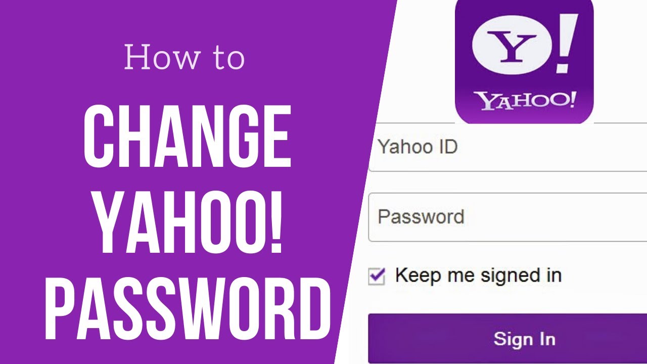 Yahoo Login Change Yahoo Mail Password Yahoo Mail YouTube