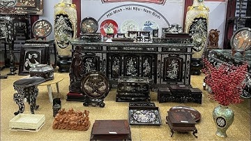 buổi live tối 27/8/2024 sập gụ tủ chè, tranh chữ, tráp,khay trà gỗ trắc,đĩa gỗ khảm,ống trà, đồ mini