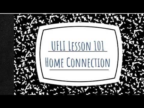 UFLI Foundations Lesson 101 Home Connection