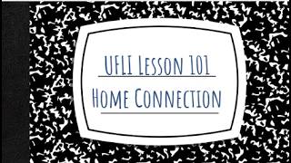 UFLI Foundations Lesson 101 Home Connection