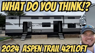 2024 Aspen Trail 421LOFT | Dual Loft RV for a HUGE FAMILY!