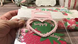 Project Share:  Strawberry Apron from Vintage Tablecloth & Large Strawberry Shaker!🍓🍓🍓