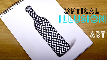 3D Optical illusion drawings for beginners/ illusion patterns/tricks/abstract drawings