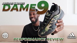 ADIDAS DAME 9 X BAPE PERFORMANCE REVIEW - YouTube