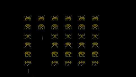 Data Driven Gamer: Space Invaders - Mode 4 (Atari 2600, 1980, 60fps)