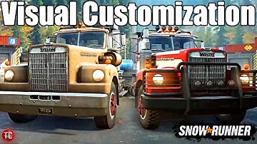 SnowRunner: VISUAL CUSTOMIZATION GAMEPLAY!! (Bumpers, Winches, & MORE) Full Trailer Analysis