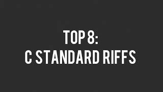the best c standard riffs
