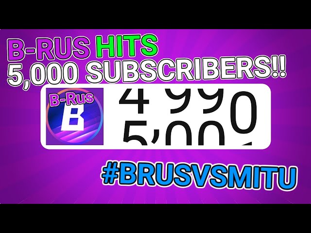 B-Rus Hitting 5,000 Subscribers!! (75 HOURS TIMELAPSE) class=