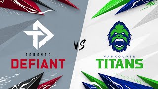 @TorontoDefiant vs @vancouvertitans | Countdown Cup Qualifiers | Week 22 Day 3