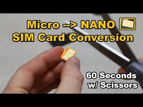 Video: Lze micro sim rozdělit na nano?