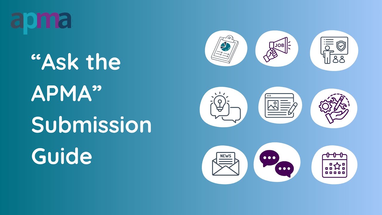 Ask the APMA submission guide - YouTube