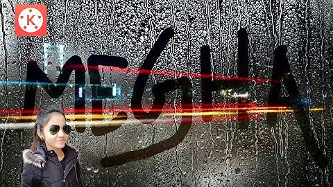 Text Animation Foggy Window Rain drop | Kinemaster Tutorial | New Text Animation Intro