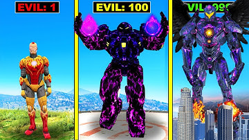 Upgrading IRON MAN to EVIL IRON MAN in GTA 5!