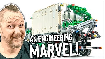 LEGO Technic Mack Anthem trailer (42078) - Speed build and overview