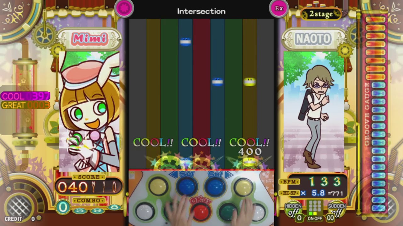 ポップン] フェージングポップ(PHASING POP) Intersection EX - YouTube