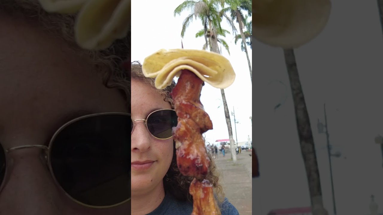 Eating Street Food In Costa Rica - Puerto Limon Cruise Port