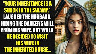 ＂Your inheritance is a shack in the swamp,＂ laughed the husband, hiding the banker’s will from