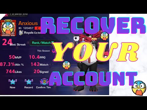 HOW TO RECOVER YOUR ACCOUNT(No Save Loss Data, Game Error) Basketrio