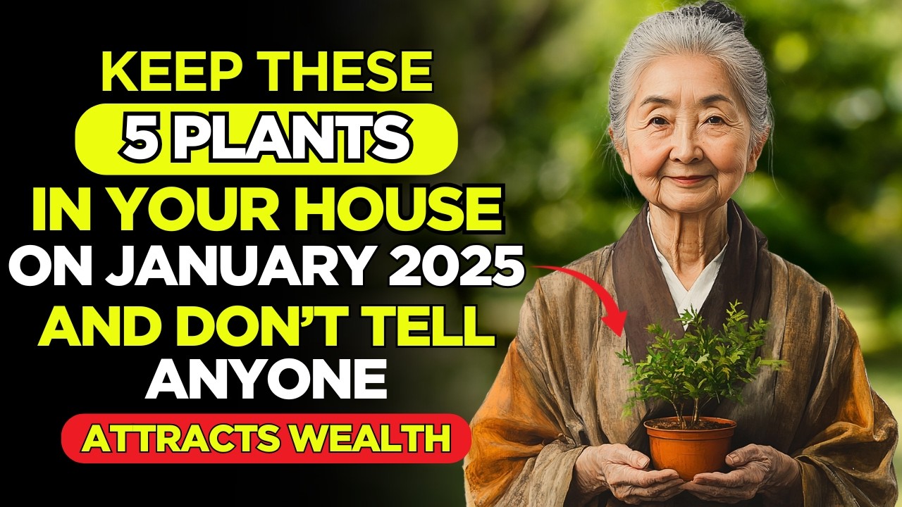 5 PLANTS That Bring WEALTH and PROSPERITY in JANUARY 2025 | Buddhist Teachings