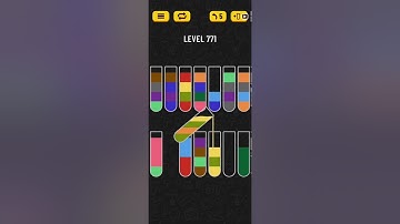 Water Sort Puzzle Level 771 Walkthrough Solution Android/iOS 💦