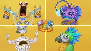 Fire Oasis  All Monsters Sounds & Animations (Including Mimic, Wubbox!)| My Singing Monsters 4.3