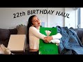 【開封動画】22歳の誕生日にいただいたプレゼントをご紹介!
