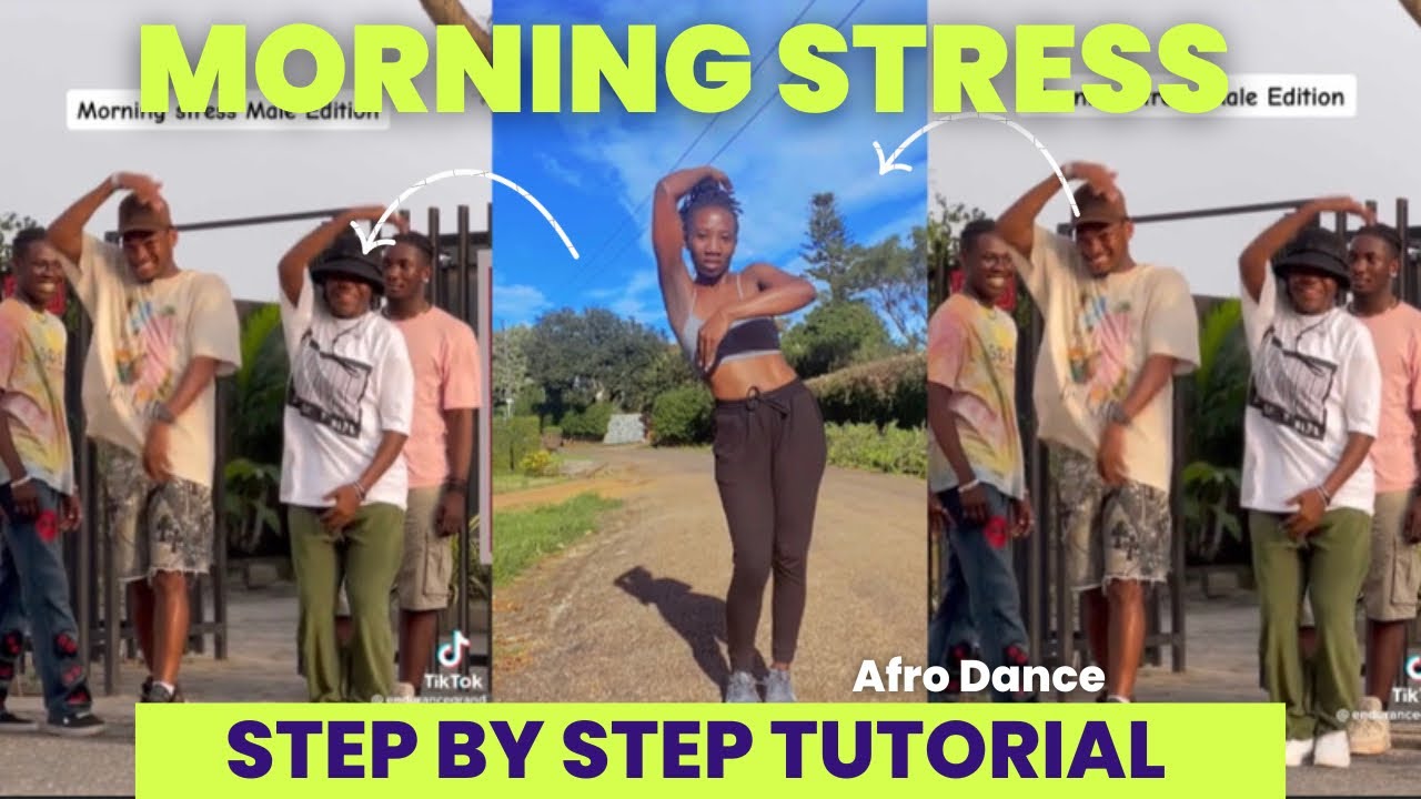 D jay Morning Stress EASY TIKTOK DANCE TUTORIAL YouTube