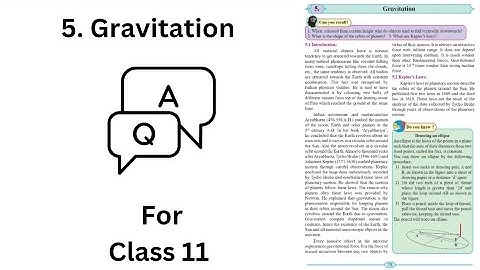 Gravitation class 11 physics chapter 5 exercise solutions | numericals