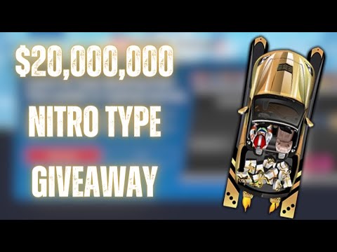 NITRO TYPE 20 MILLION GIVEAWAY!!! - YouTube