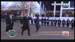 President Obama & Michelle Obama Inaugural Parade Walk Pennsylvania Avenue (January 21, 2013) [2/2]