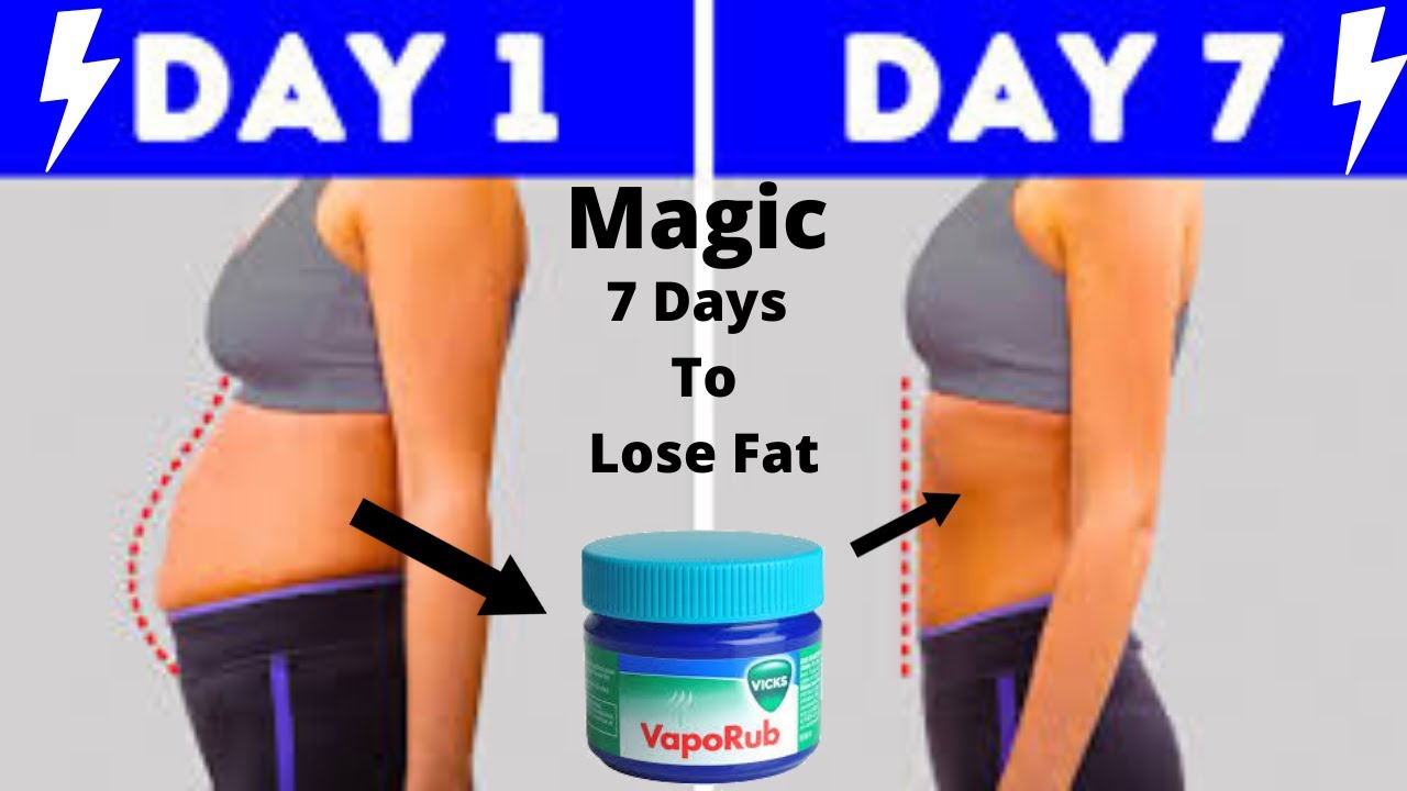 Vicks Vaporub For Belly Fat Get Rid Of Your Belly Fat By Using Vicks