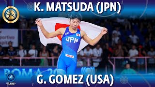 Koko Matsuda (JPN) vs Gabriella Andrea Gomez (USA) - Final // U17 World Championships 2022