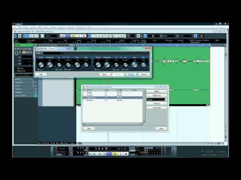 Cubase 5 503: Working with Cubase 5 - Level 3 - 4. Offline Processing
