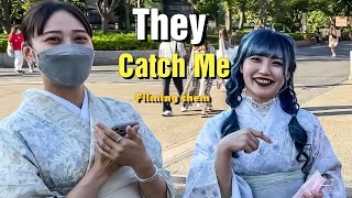 Japanese Catch Me Filming Them and React(Video Full Of Reactions)