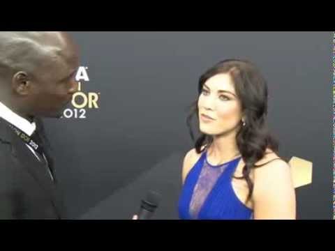 Hope Solo Ballon d'Or Red Carpet Interview