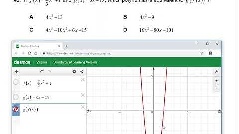 Algebra II Packet 8 - Compositions and Inverses with Desmos