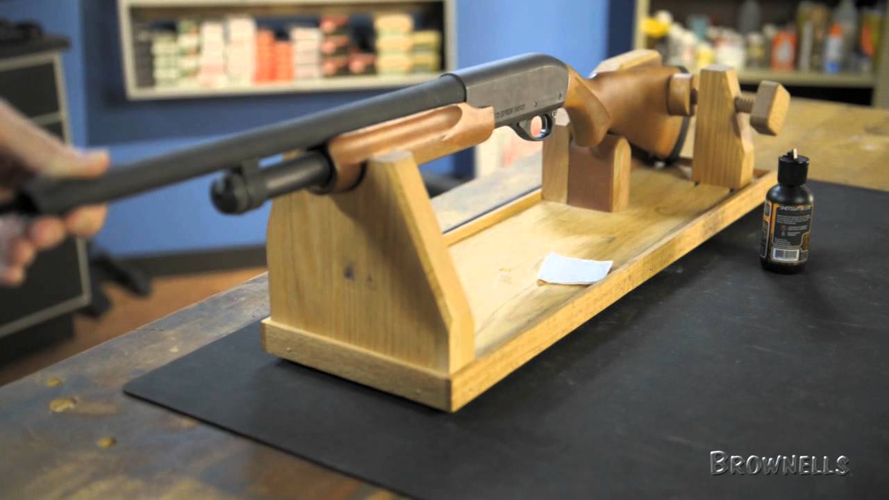 Brownells - Mountain Meadow Woodworks Gun Cradle - YouTube