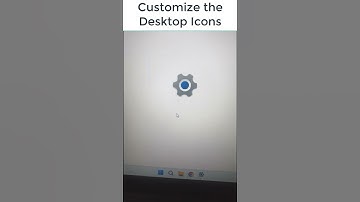 How to Customize the Desktop Icons in Windows 11. #windows11  #font