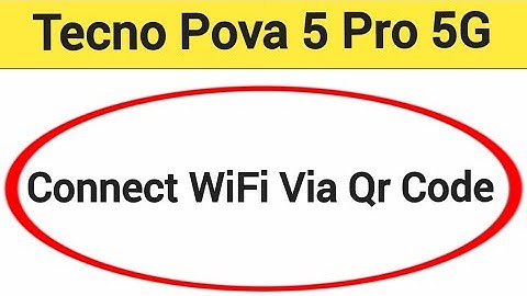 How to connect WiFi via QR code, Tecno pova 5 Pro 5G me Bina password ke Wi Fi connect kaise karen
