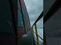 Rogue Waves Slam Container Ship During Violent Ocean Storm
