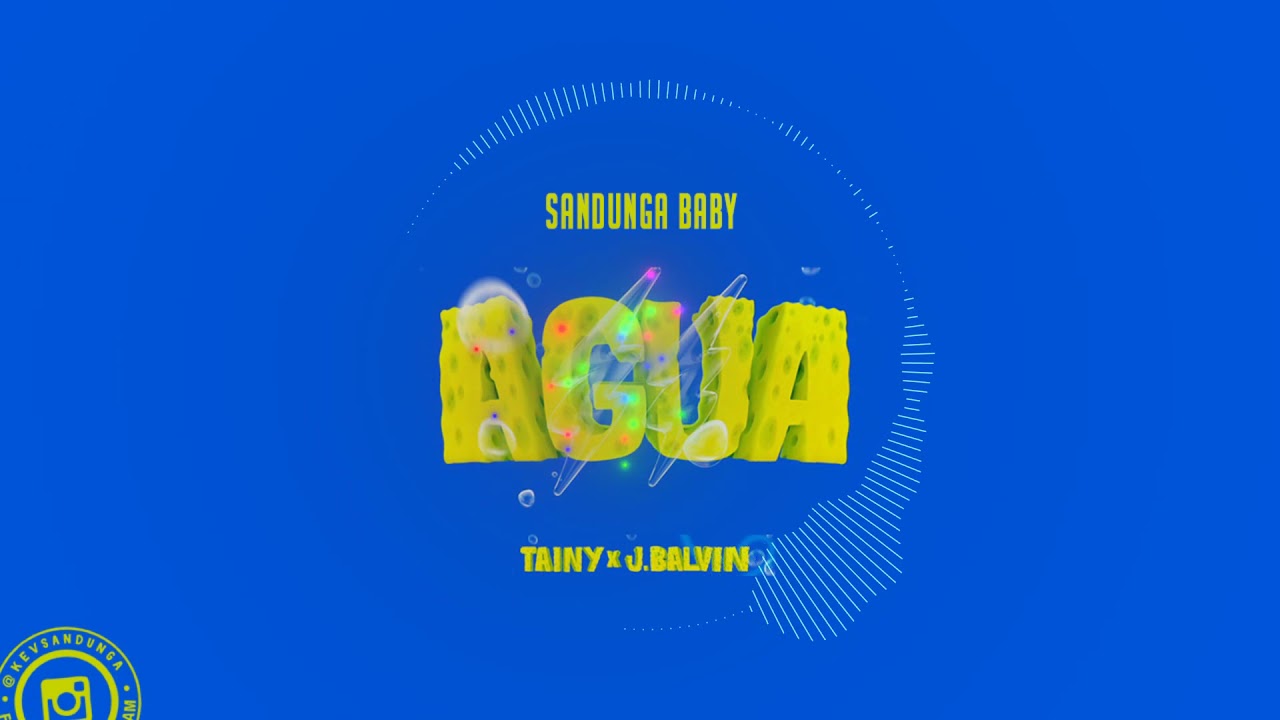 Agua Video Lyrics J Balvin Bob Esponja Tainy Moombahton
