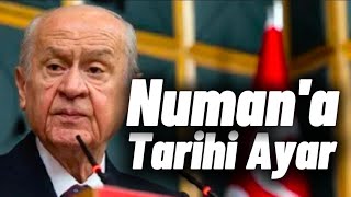 Bahçeli'den Numan'a Tarihi Anayasa Dersi \