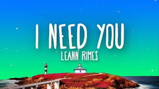LeAnn Rimes - Aku Membutuhkanmu (Lirik)