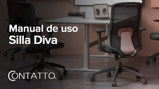 Silla Escritorio Diva Cabecero Gris - Tienda Contatto