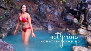 Full Time Living in a Truck Camper - Hot Spring Camping in the Mountains - Van Life Adventures