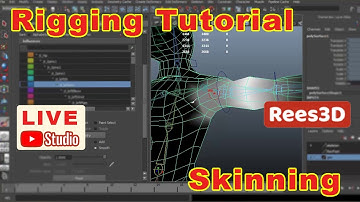 Maya Rigging Tutorial - Skinning | Rees3D.com