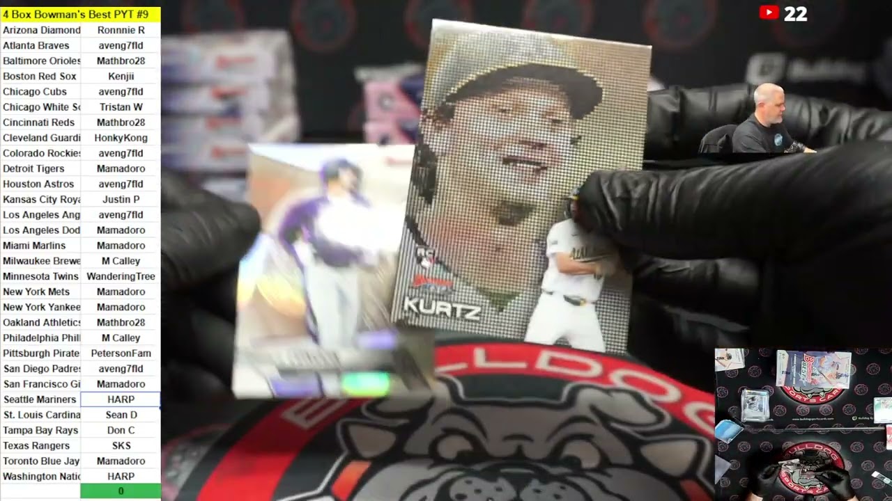 4 Box 2025 Bowman's Best PYT #9
