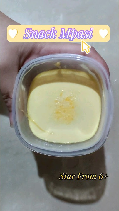 Snack Mpasi - Puding Susu Telur